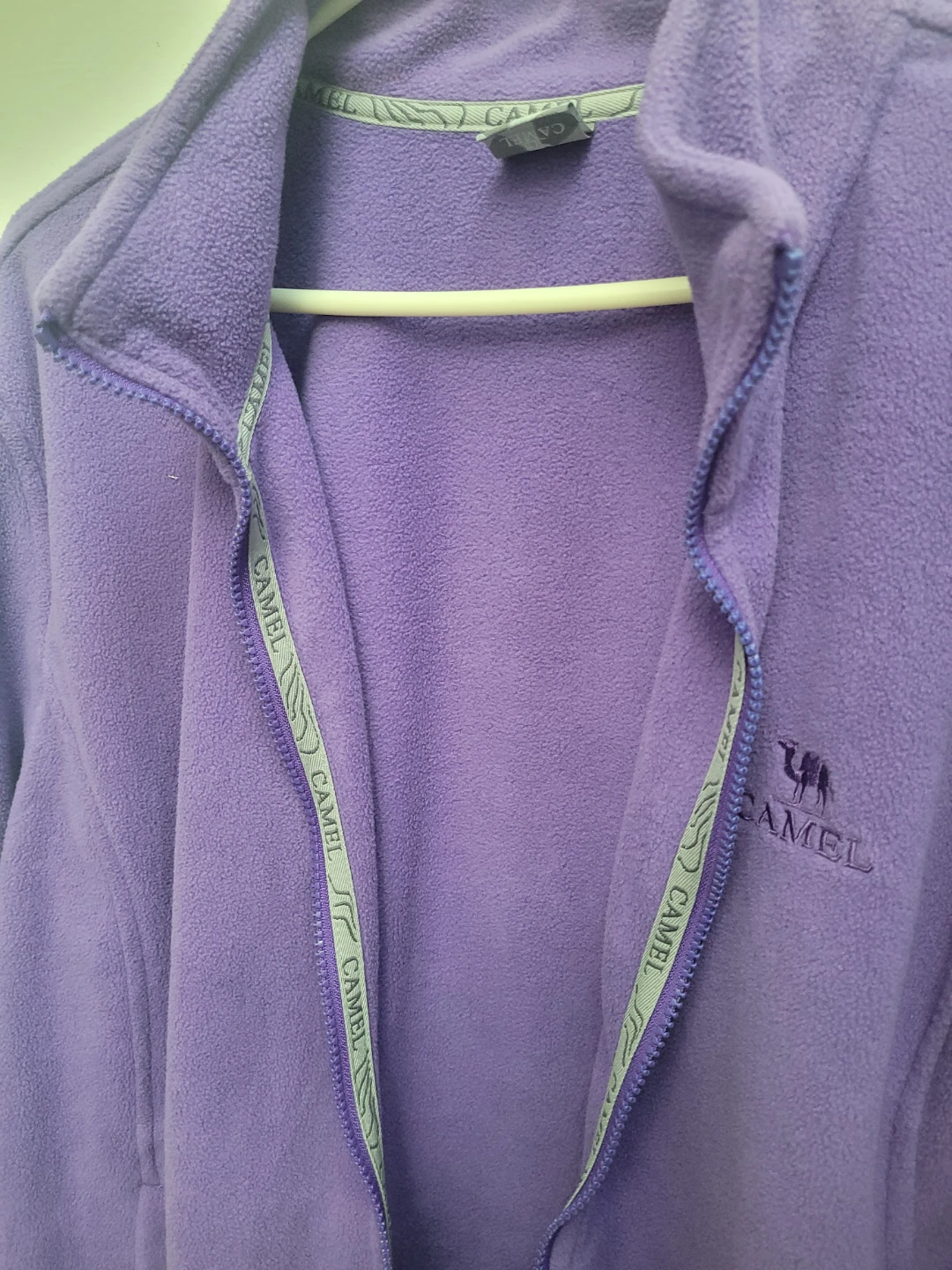CAMEL Purple Camel Fleece Zip-Up Jacket - photo 3