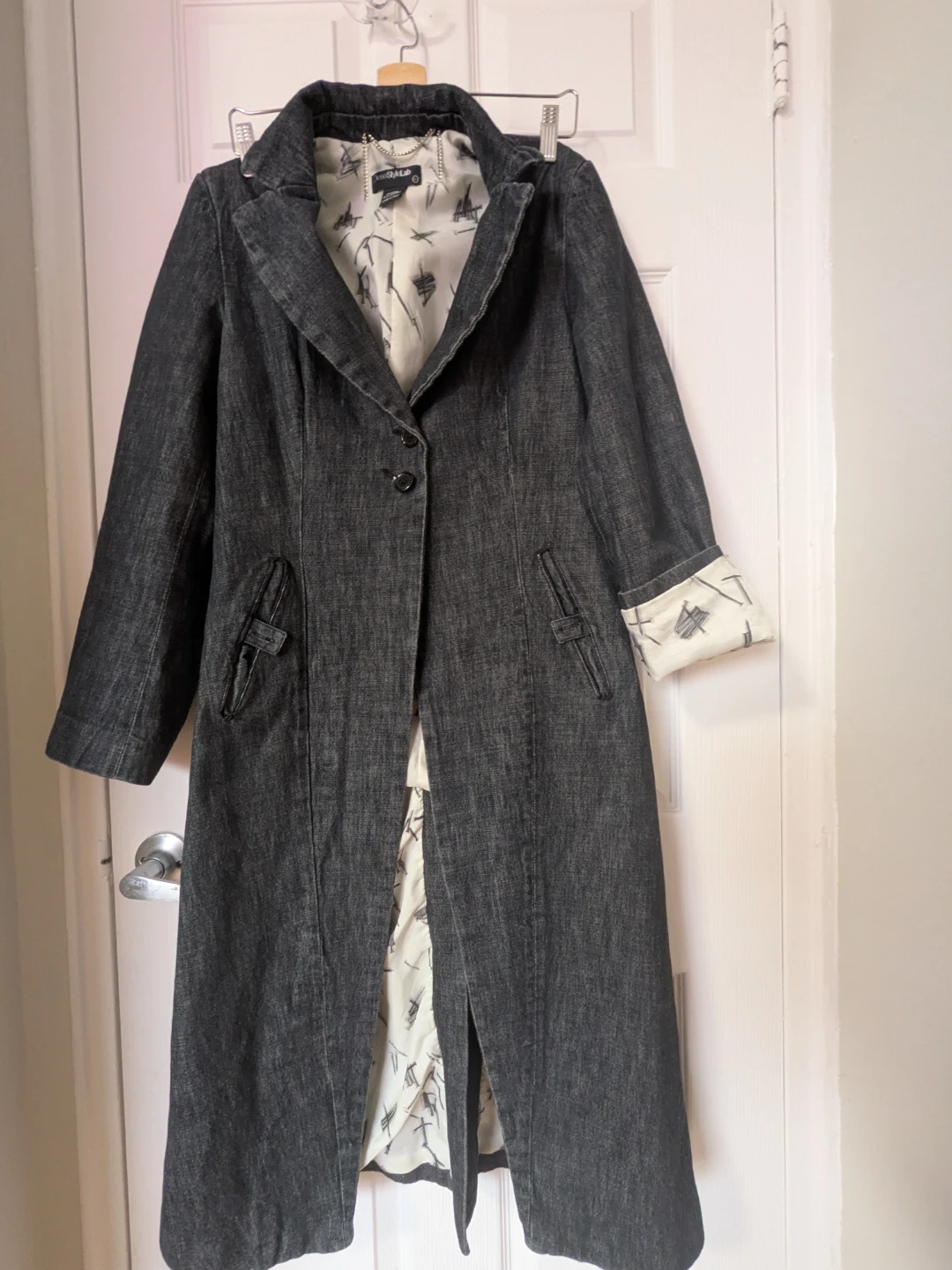 Diesel Style Lab Women's Denim Coat Jacket