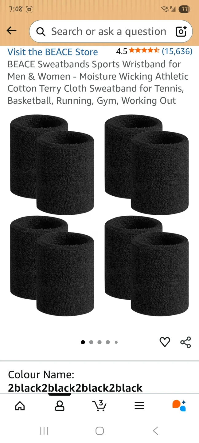 Sweatbands Sports Wristband for Men & Women