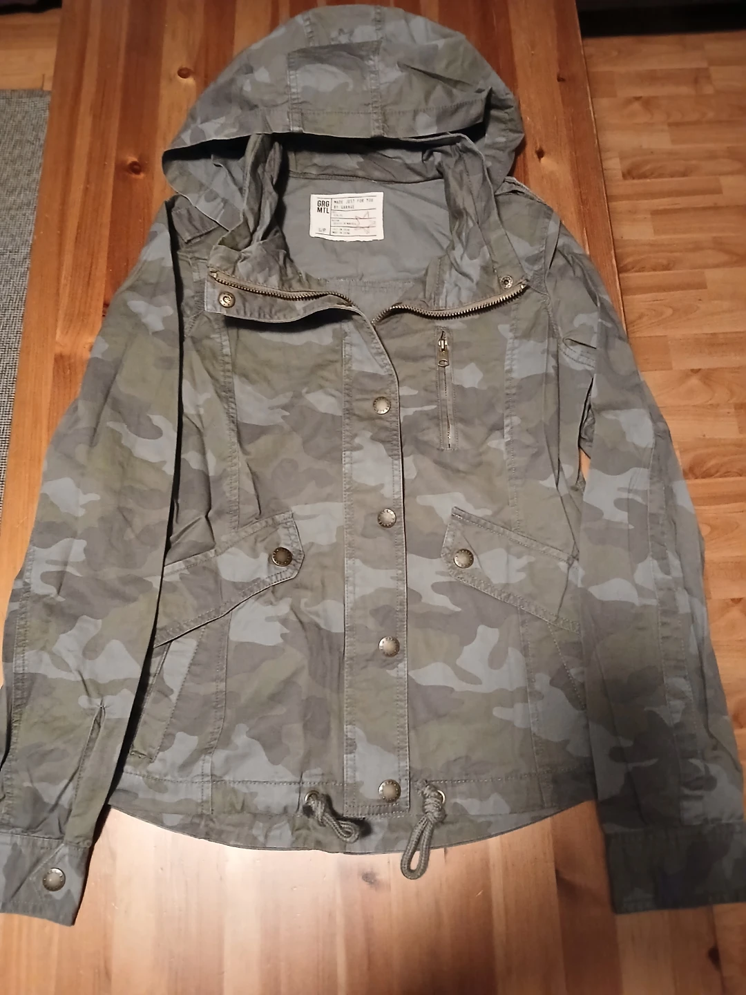 Garage Camo Hooded Utility Jacket