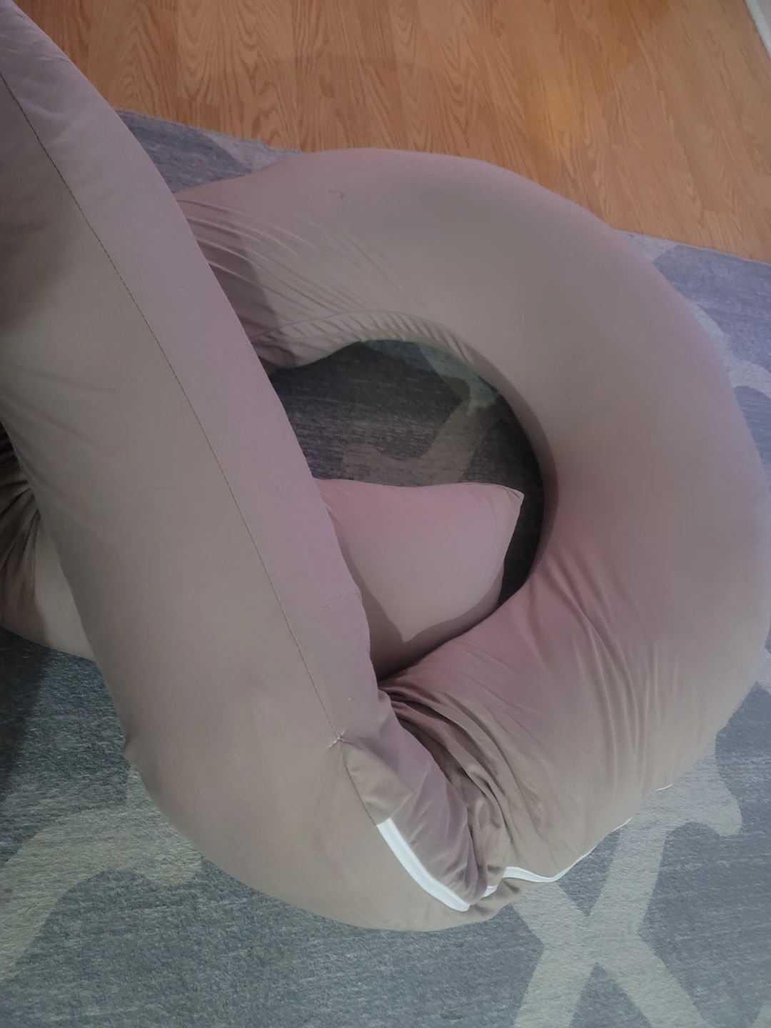 U Shaped Pregnancy Pillows with Cotton Removable Cover, 57 Inch - photo 4