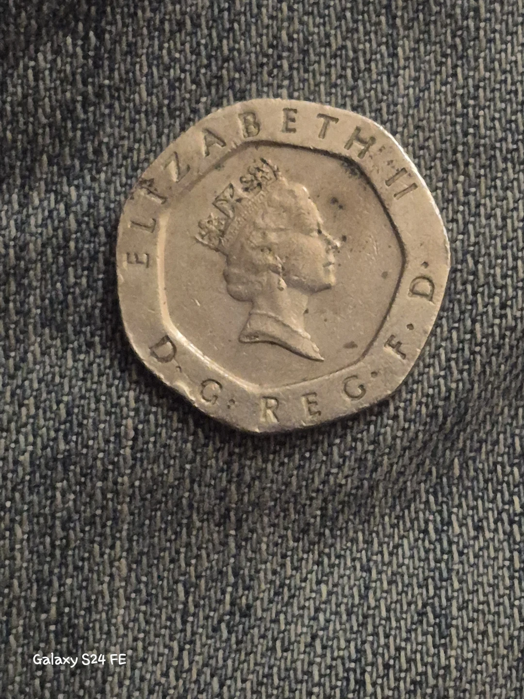 1988 British 20 Pence Coin