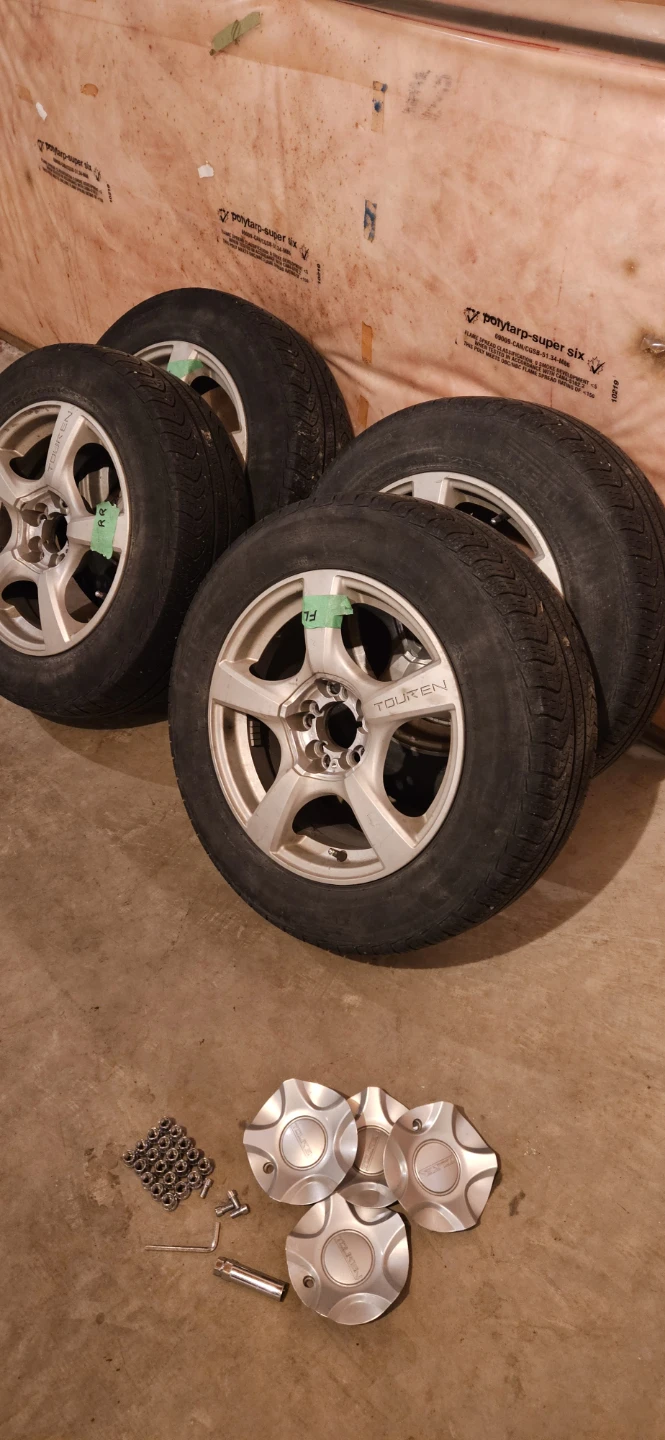 $300 OBO 225 60 R16 bolt pattern 5x114.3 and 5x100