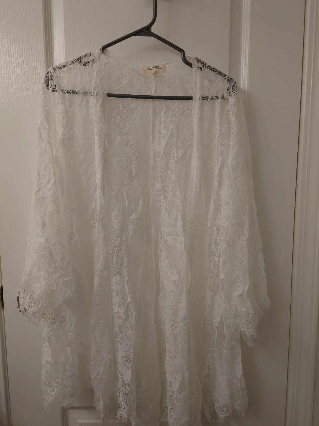 White Lace Kimono