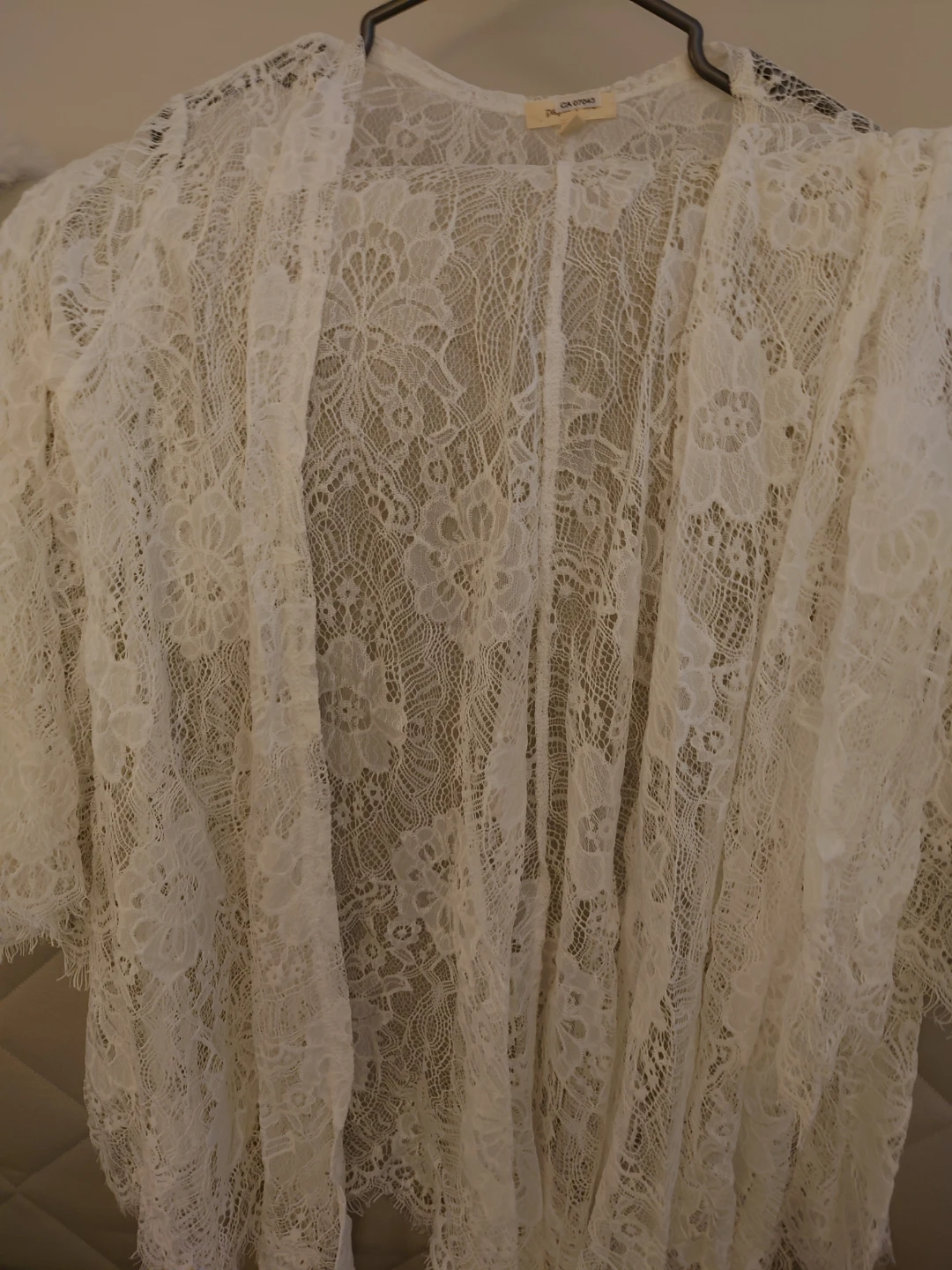 White Lace Kimono - photo 2