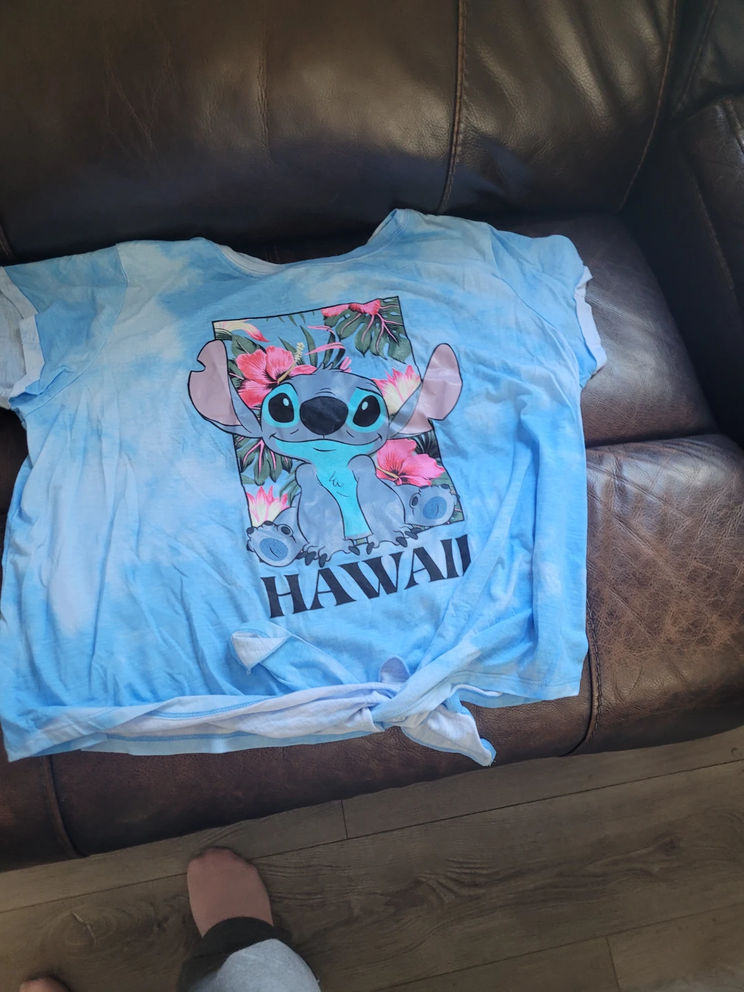 Disney Stitch Hawaii Tie-Dye T-Shirt