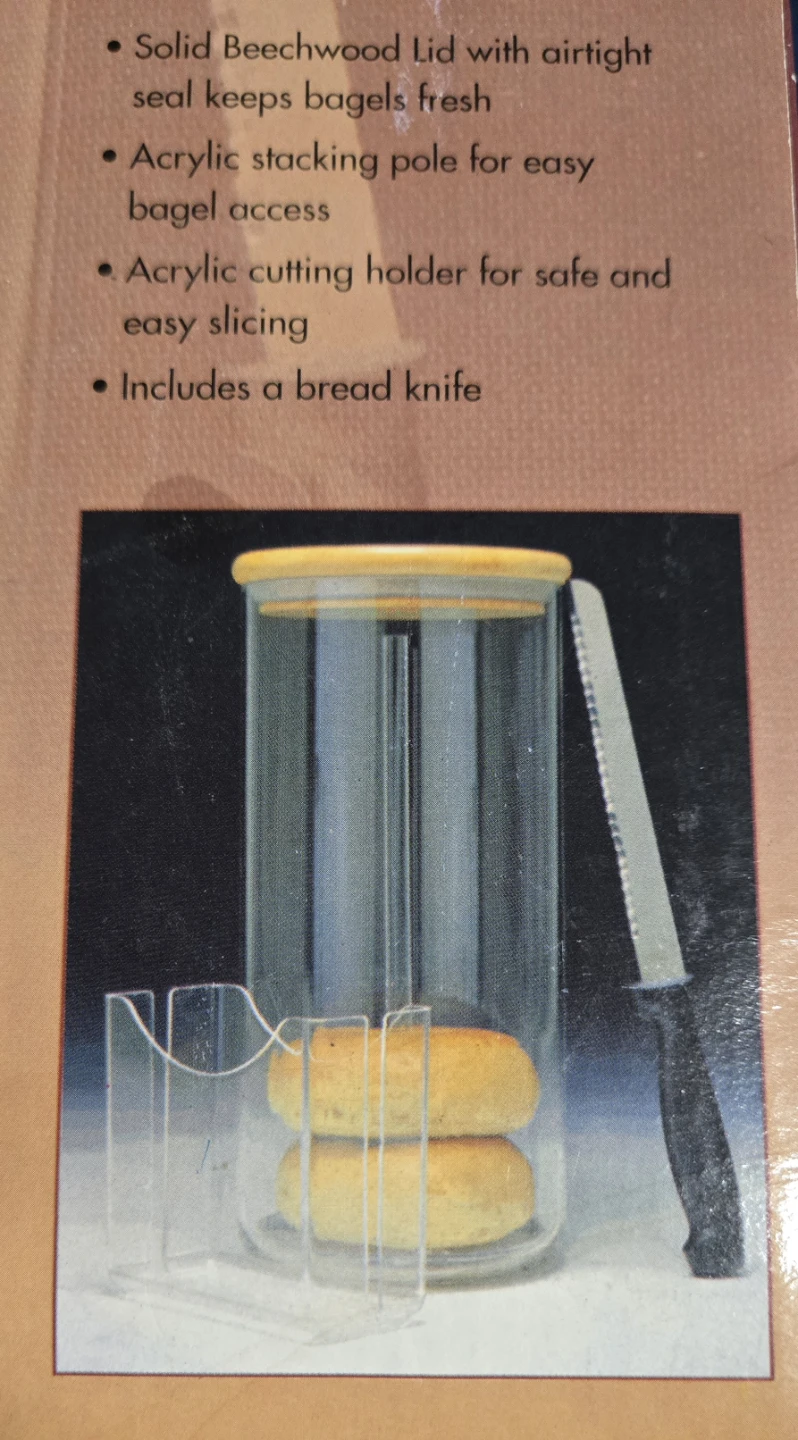 Bagel Storage Set with Knife