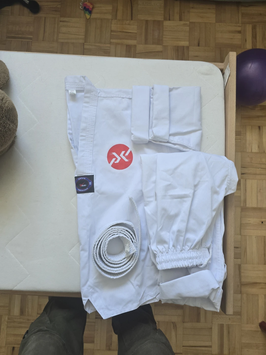 White Karate Gi Set - Size 0/140