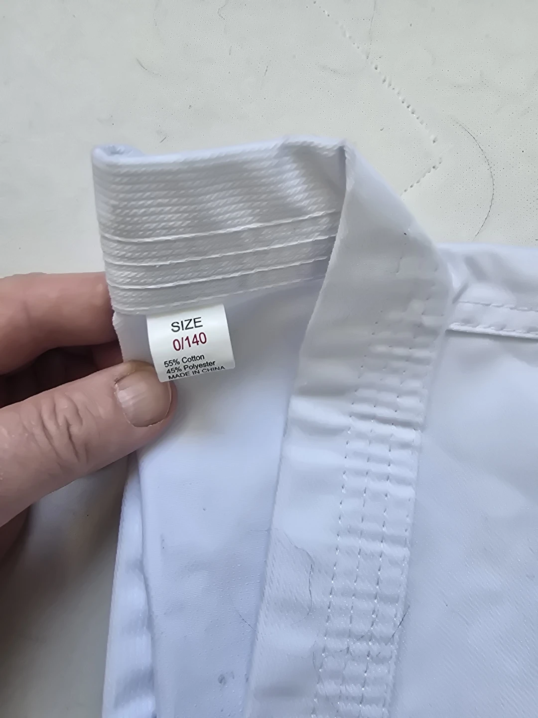 White Karate Gi Set - Size 0/140 - photo 2