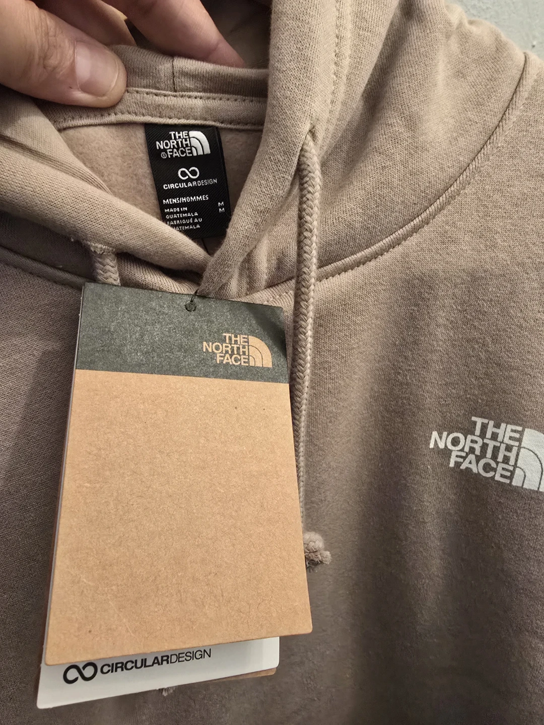 The North Face Men's Hoodie - Tan - Size M - photo 2