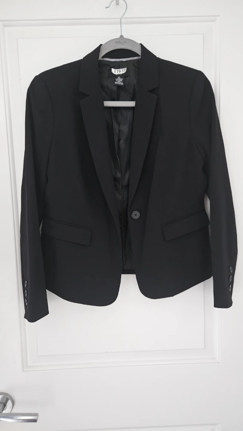 Liz Claiborne Career Petite Black Blazer - Size 6P