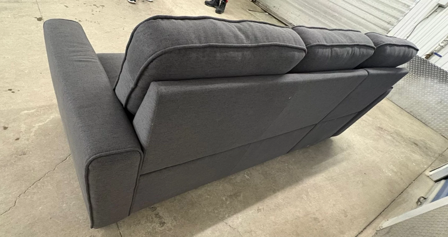 Grey Sectional Sofa with Storage Chaise - photo 3