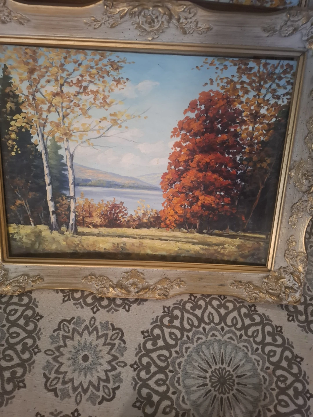 Vintage Landscape Oil Painting