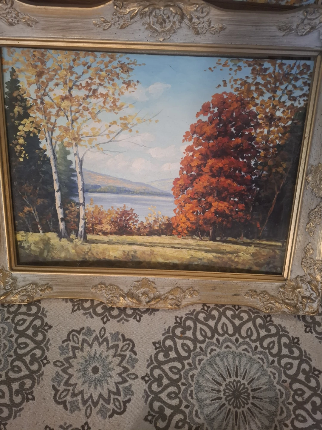 Vintage Landscape Oil Painting - photo 2