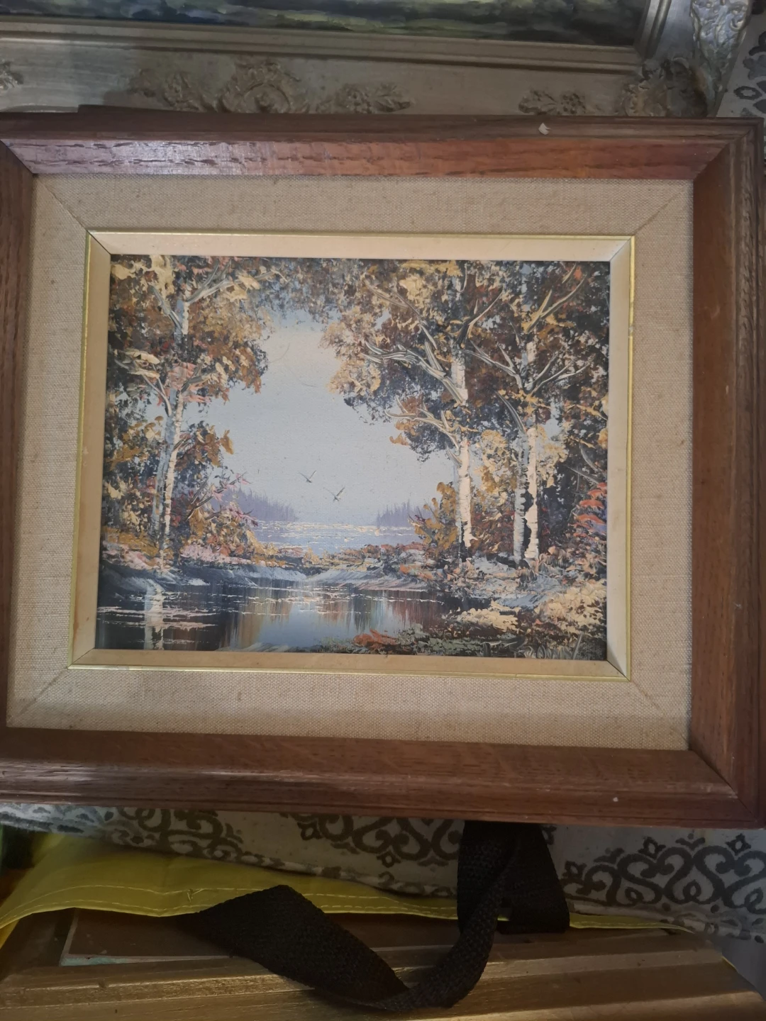 Vintage Landscape Oil Painting - photo 3