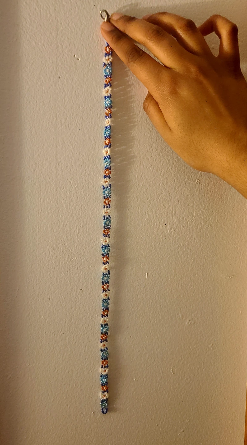 Beaded Flower Choker Necklace - photo 5