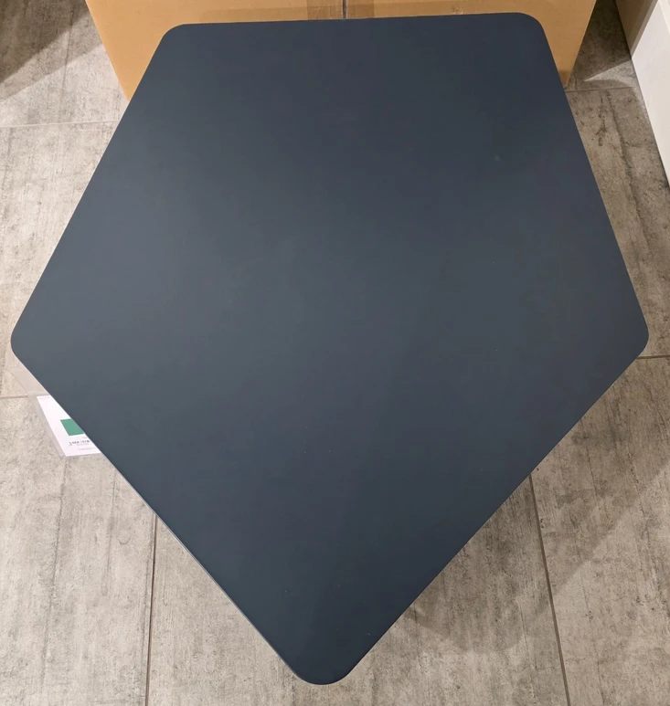 Natuzzi Italia Chocolate Dark Grey Diamond Shaped Coffee Table - photo 3