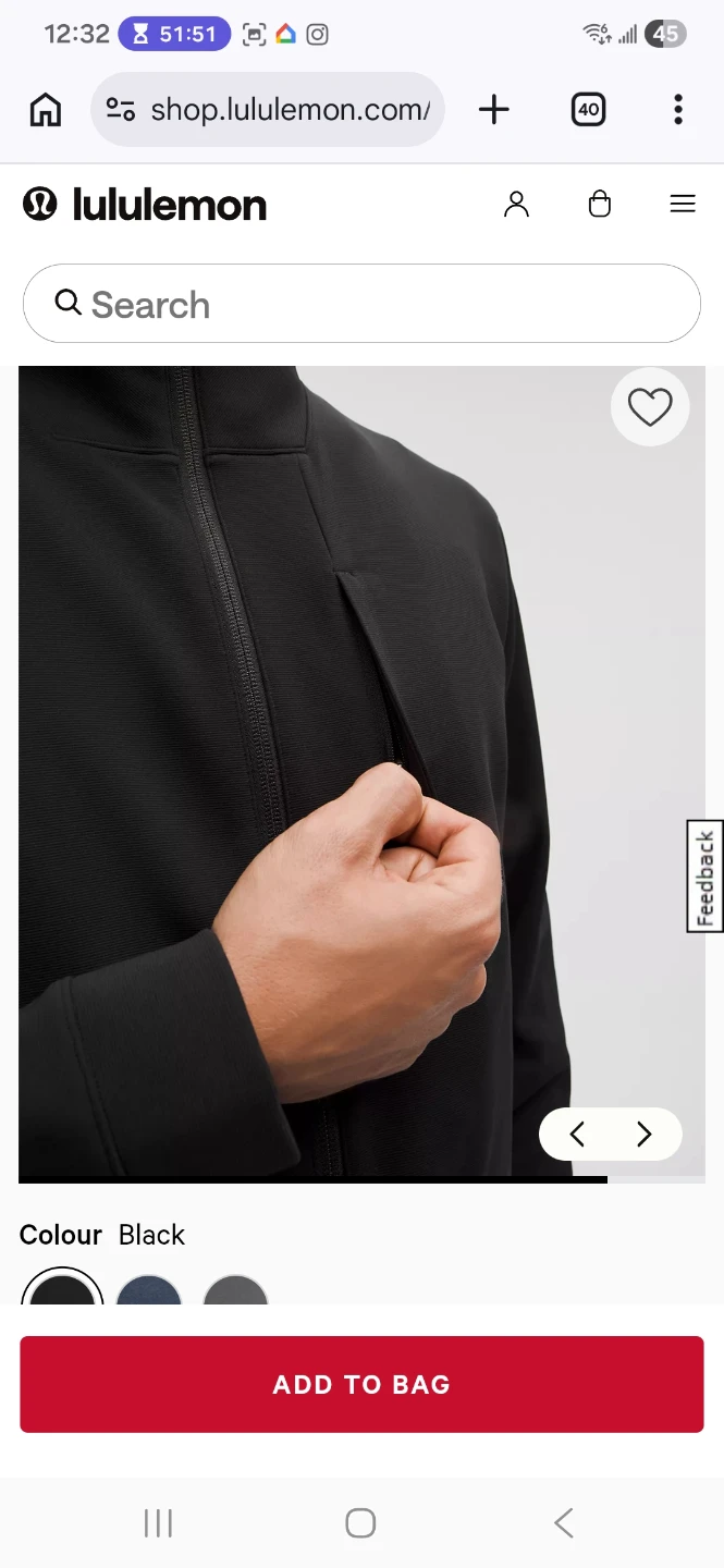 Lululemon lightweight sojourn mens jacket medium - photo 2