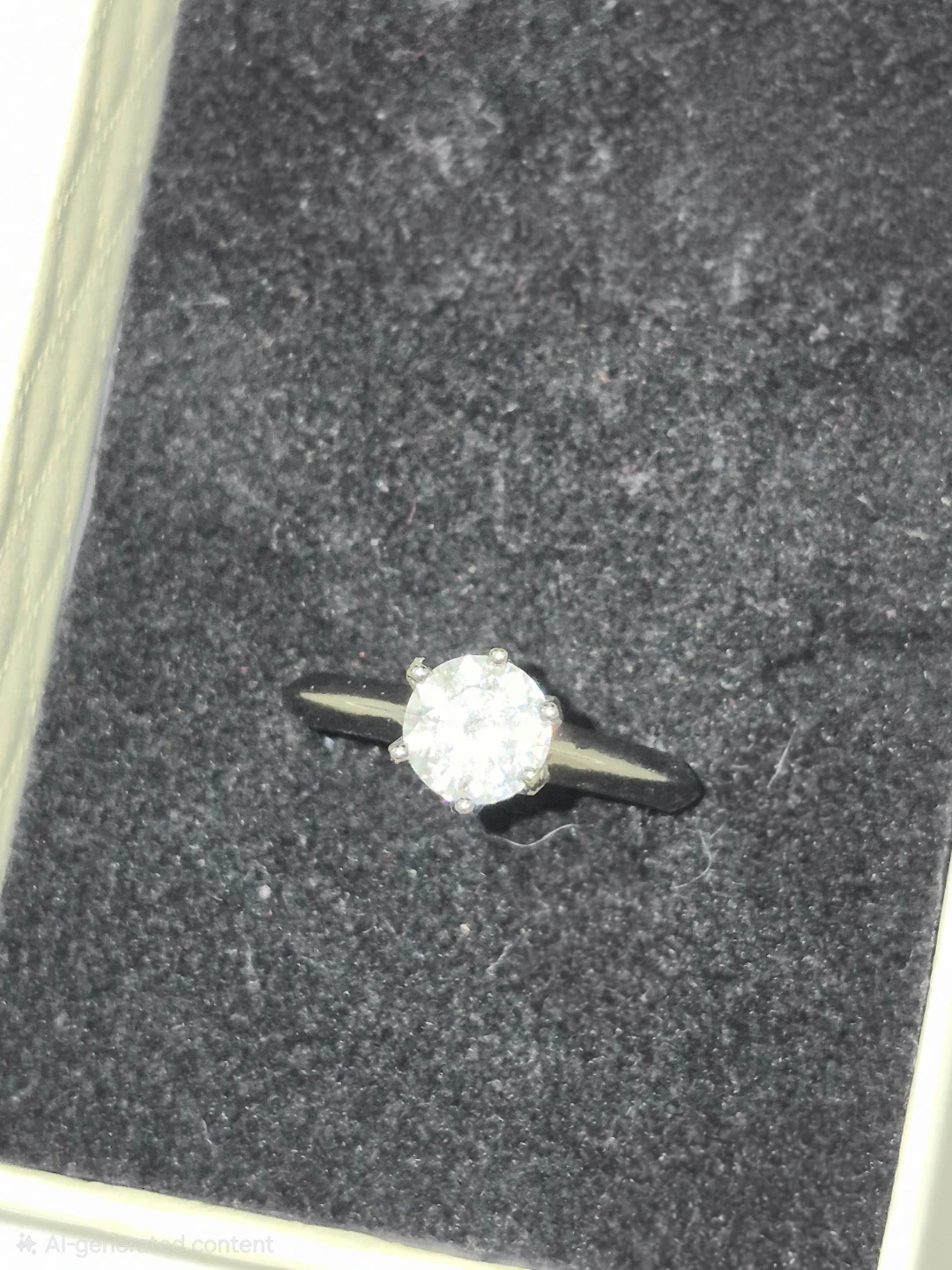 Moistenate adjustable engagement ring - photo 2