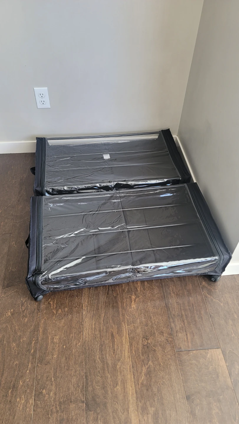 Set of 2 Rolling Storage Bins for Under The Bed,Featuring .... - photo 4