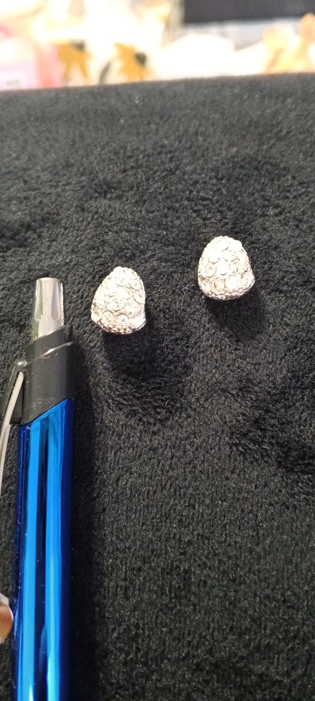 Silver Tone Dome Stud Earrings - photo 4