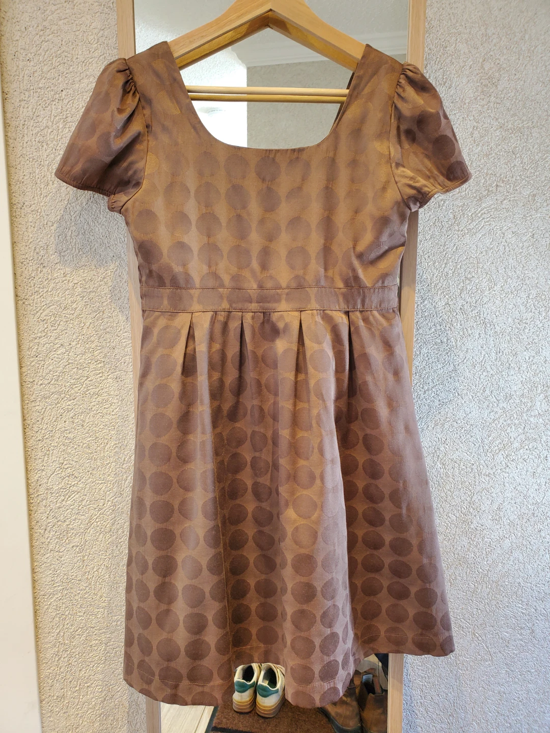 Review Never Established brown polka dot dress - photo 5