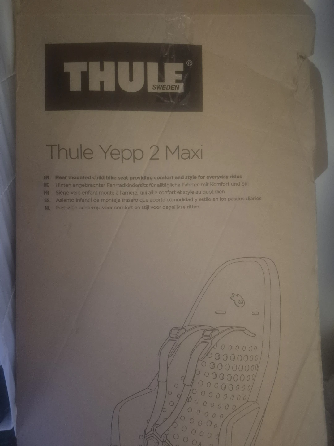 Thule Yepp 2 Maxi Rear Mounted Child Bike Seat - Black - photo 2