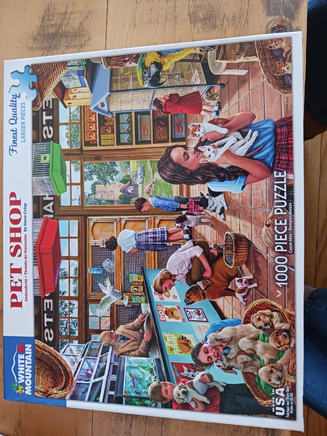 White Mountain Pet Shop 1000 Piece Puzzle - photo 4