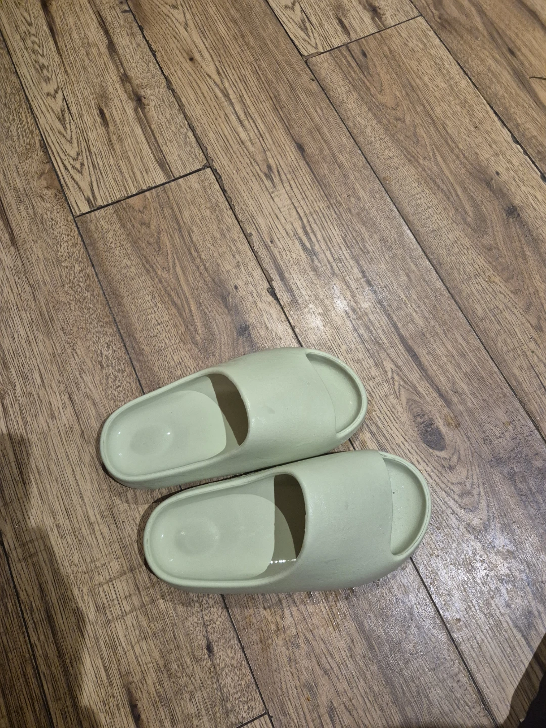 Light Green Comfort Slides