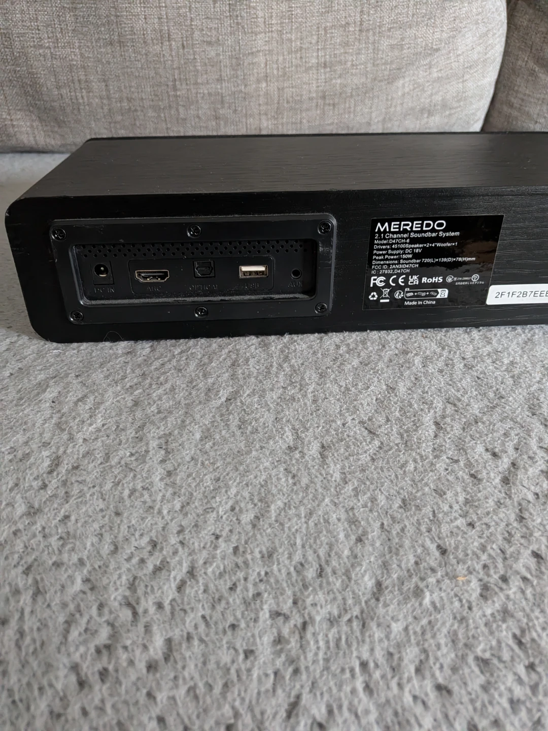 Meredo 2.1 Channel Soundbar System - photo 3