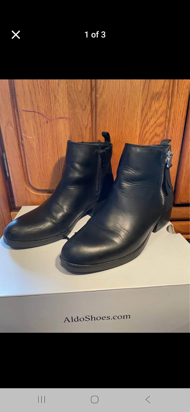 Aldo Women's Black Ankle Boots US size 8