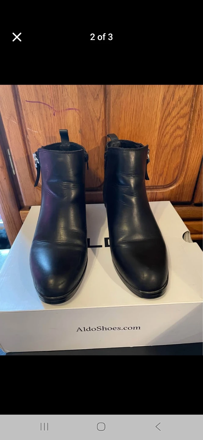 Aldo Women's Black Ankle Boots US size 8 - photo 2