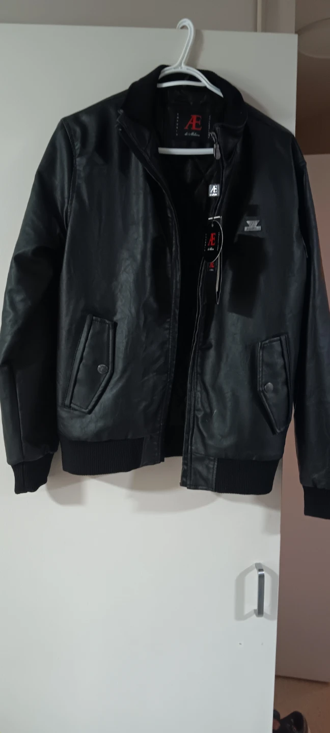 AE di Milano Black Bomber Jacket