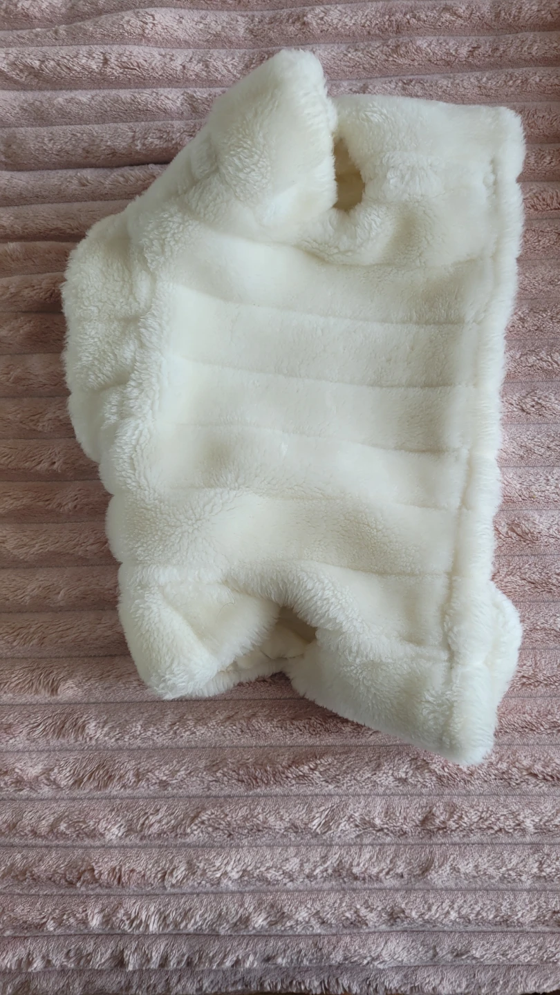 The Children's Place White Faux Fur Vest Size 3T - photo 3