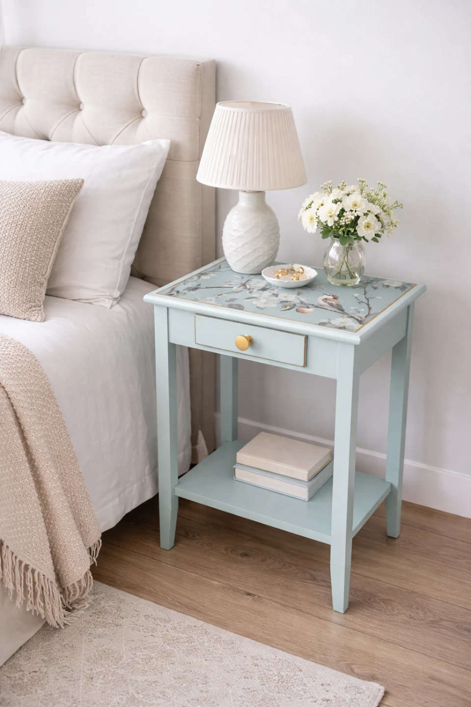 Refinished Side Table/ Accent table