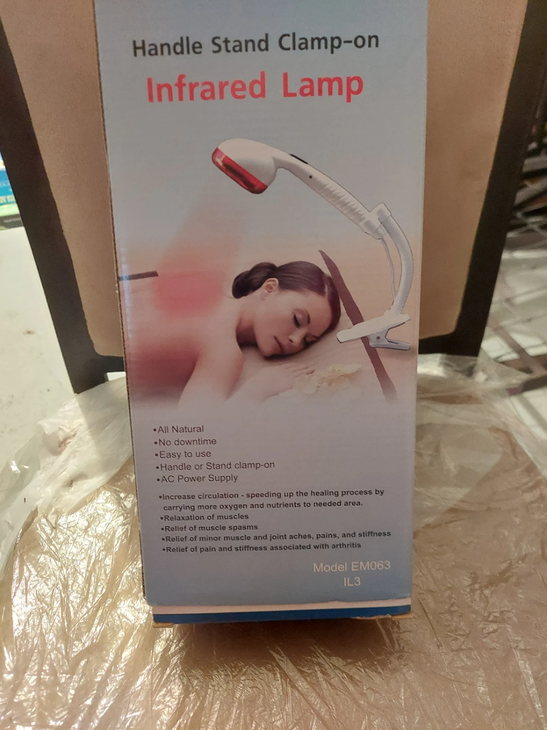 Clamp-on Infrared Lamp
