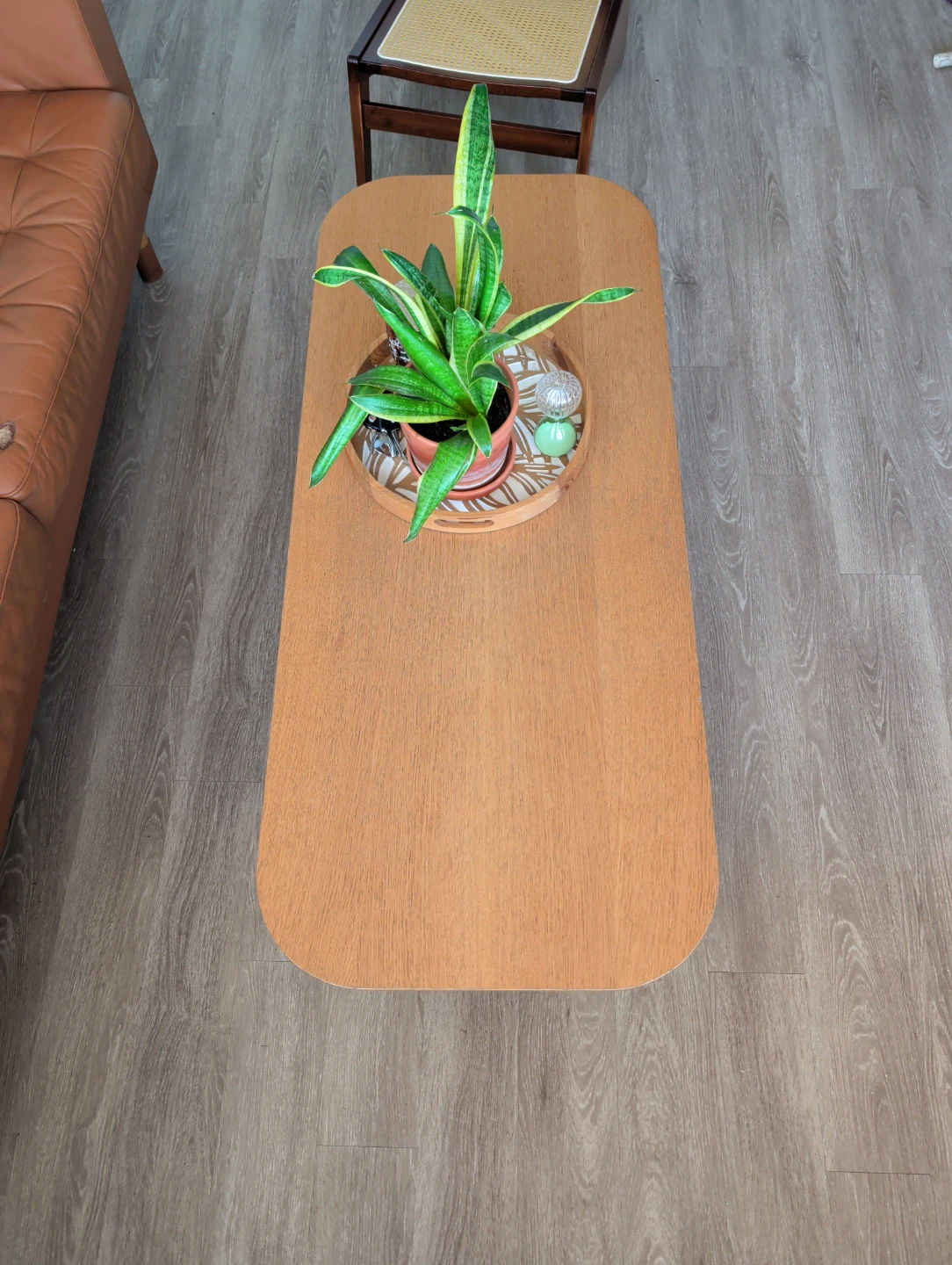 Wooden Coffee Table with Shelf - photo 3