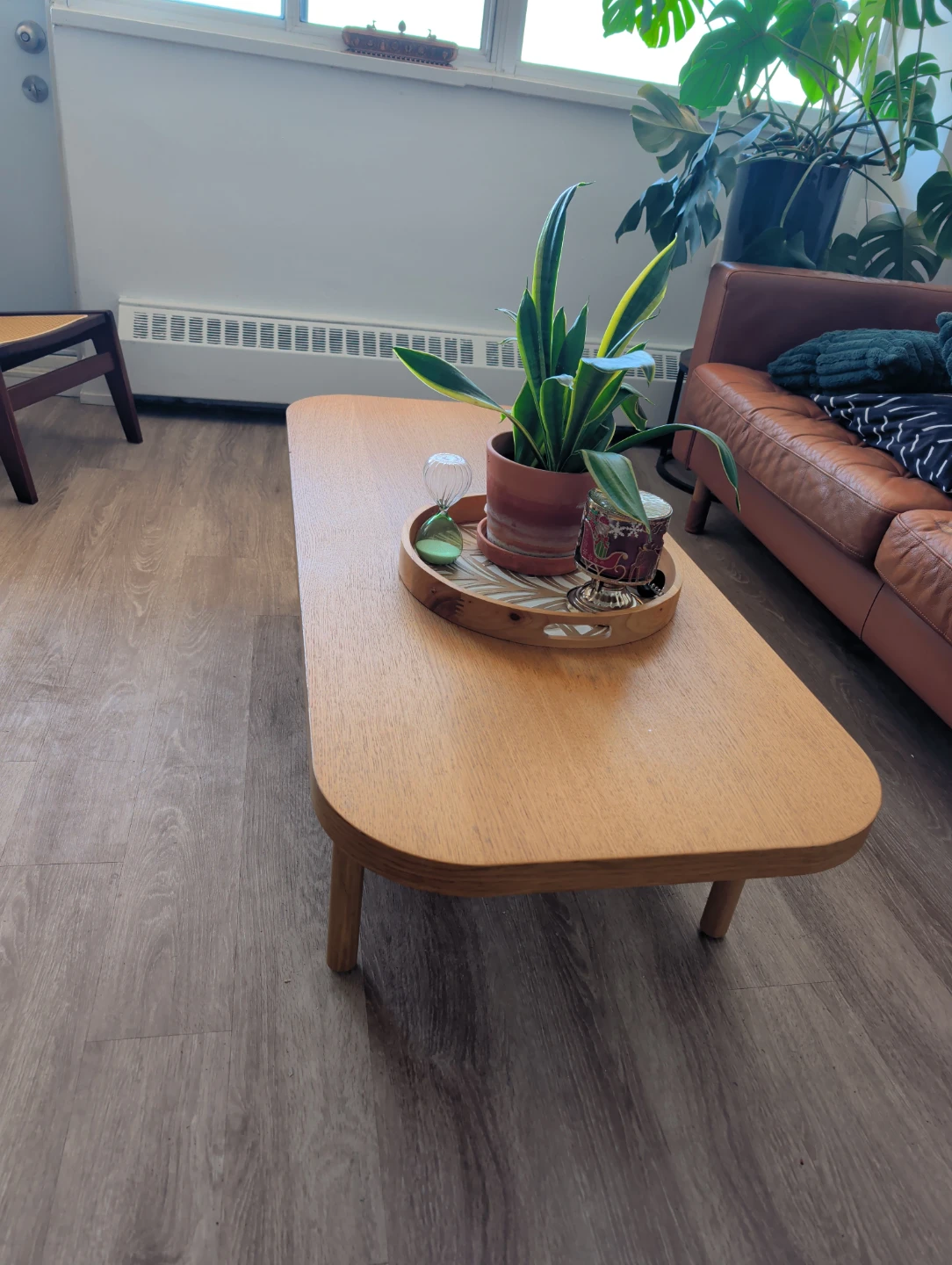 Wooden Coffee Table with Shelf - photo 5