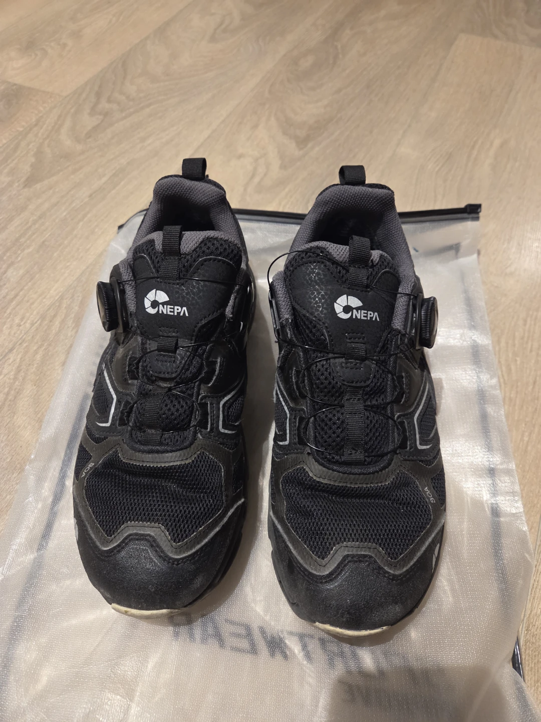 NEPA Black Gore-Tex Hiking Shoes with BOA System