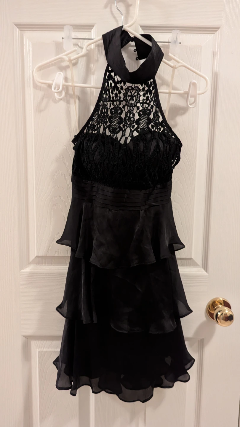 Satin halter dress - photo 2