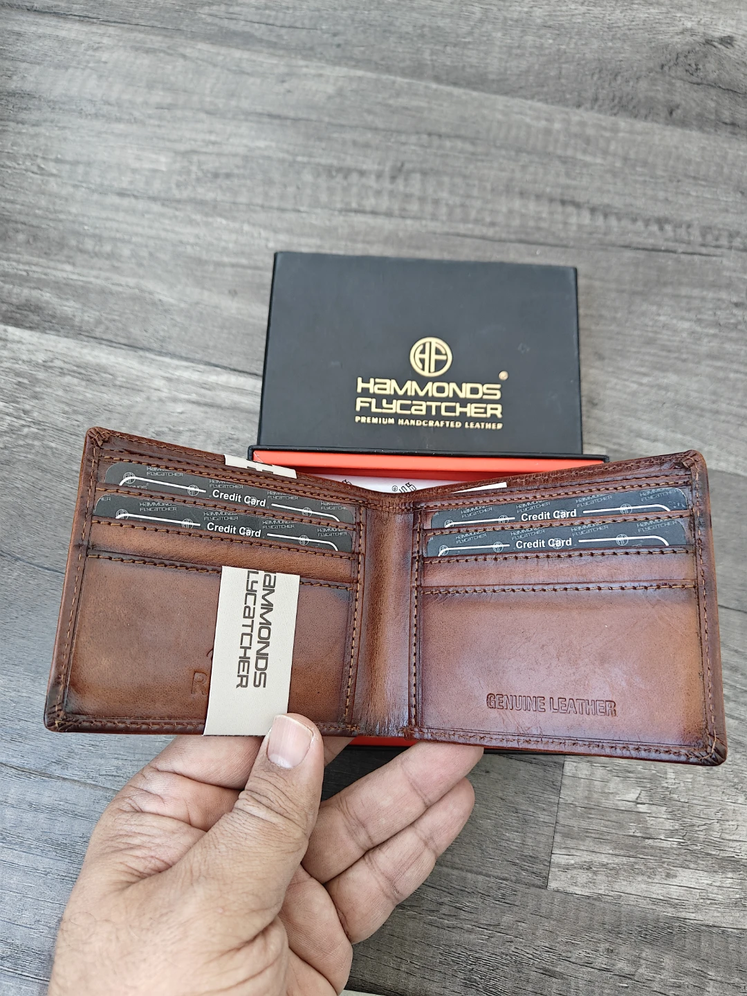 Hammonds Flycatcher Genuine Leather Bifold Wallet - photo 2