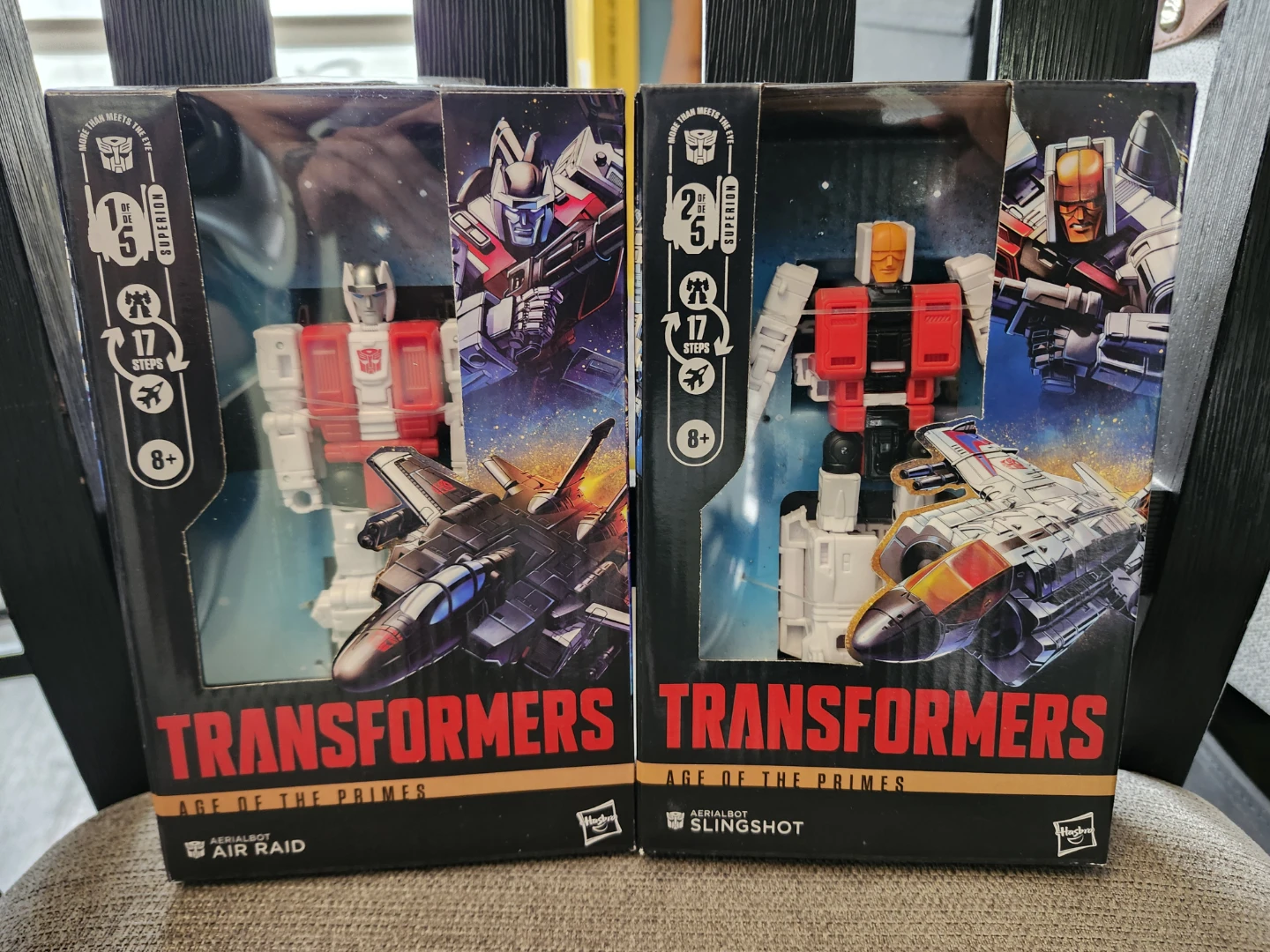 Transformers Age of the Primes Air Raid & Slingshot