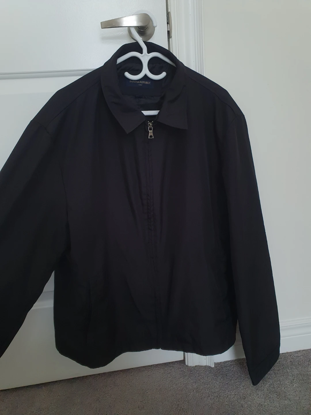 Banana Republic Black Bomber Jacket