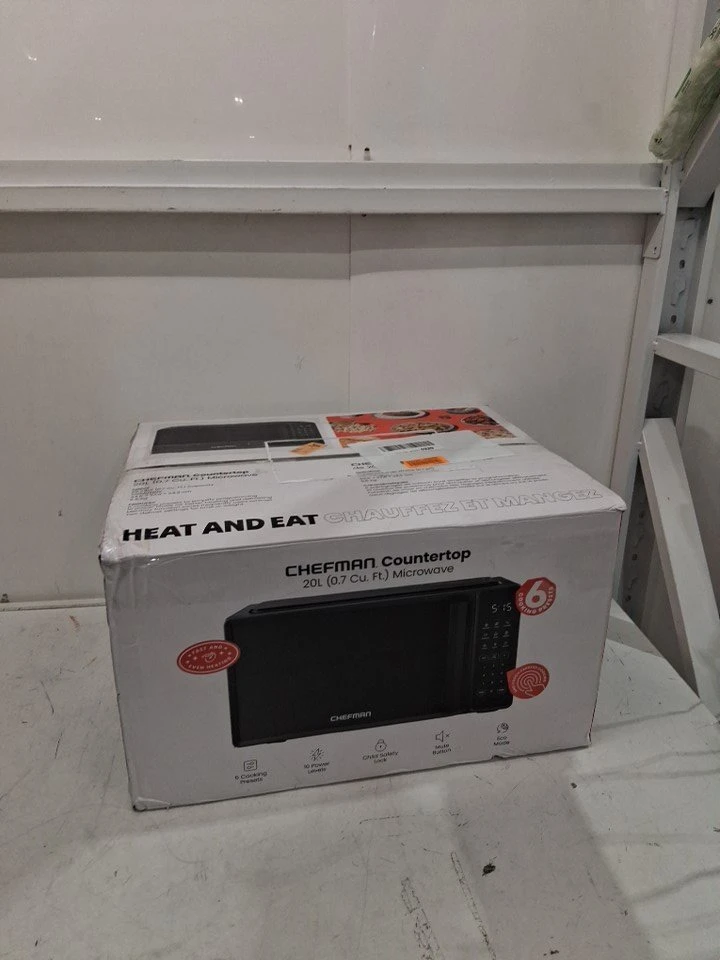 🍽️ Chefman 0.7 Cu. Ft. Countertop Microwave Oven