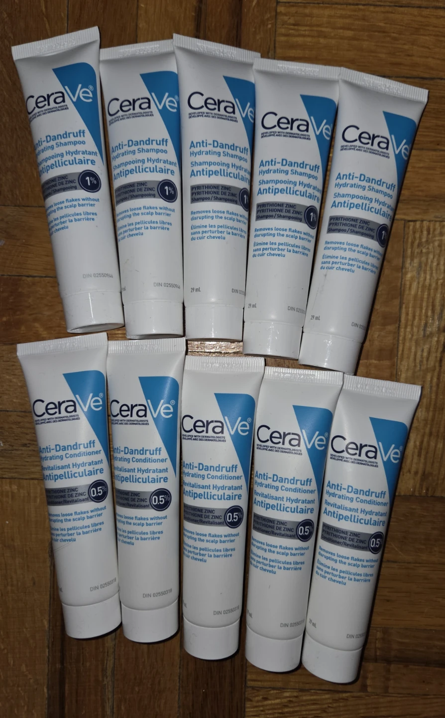 CeraVe Anti-Dandruff Hydrating Shampoo & Conditioner Lot