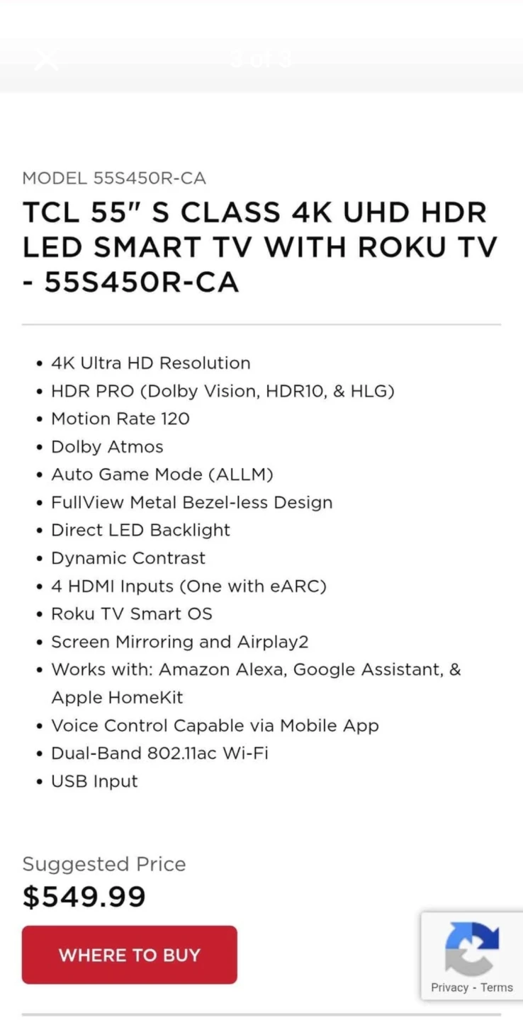 Tcl Roku TV 55 - photo 3