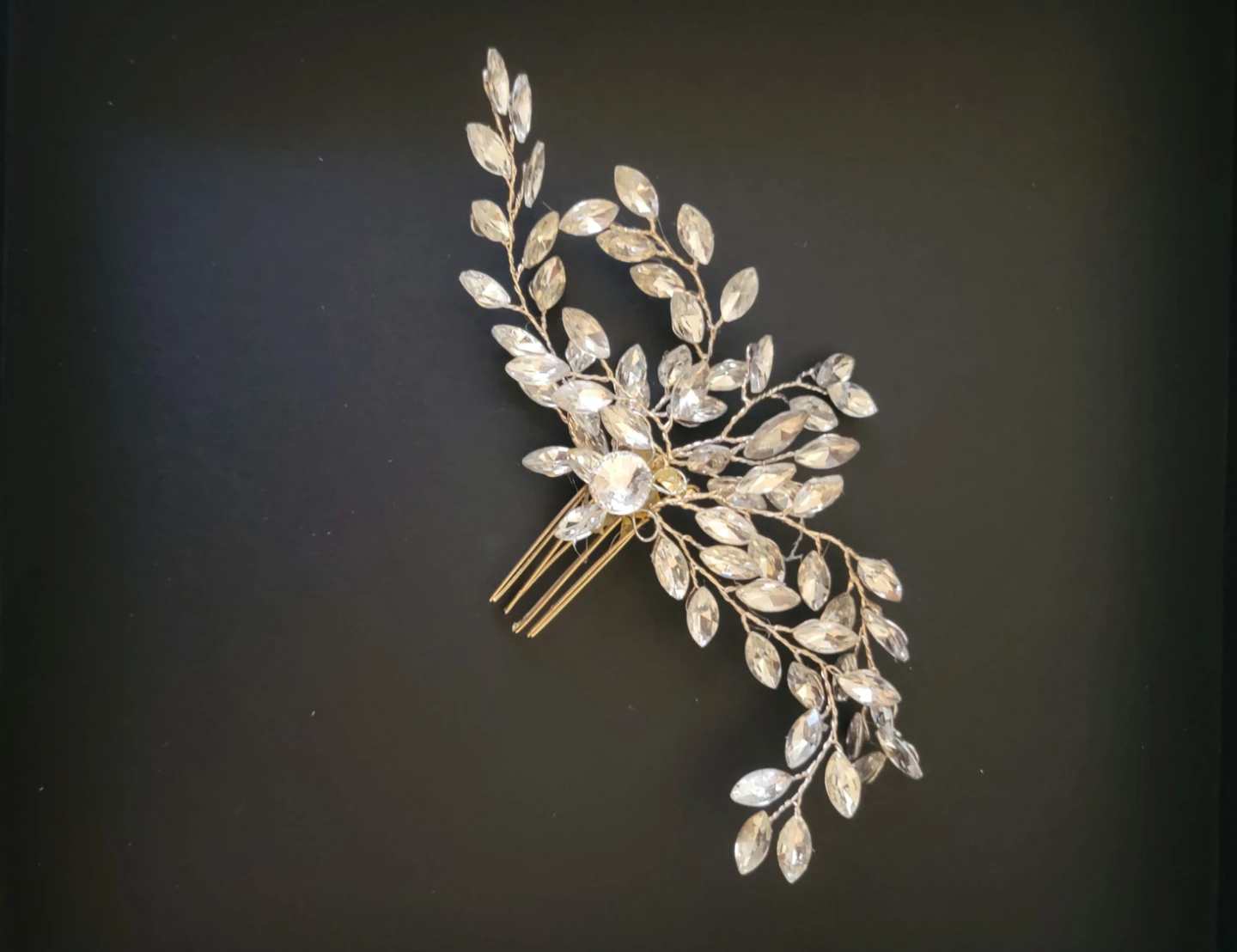 Crystal Leaf Hair Accessories