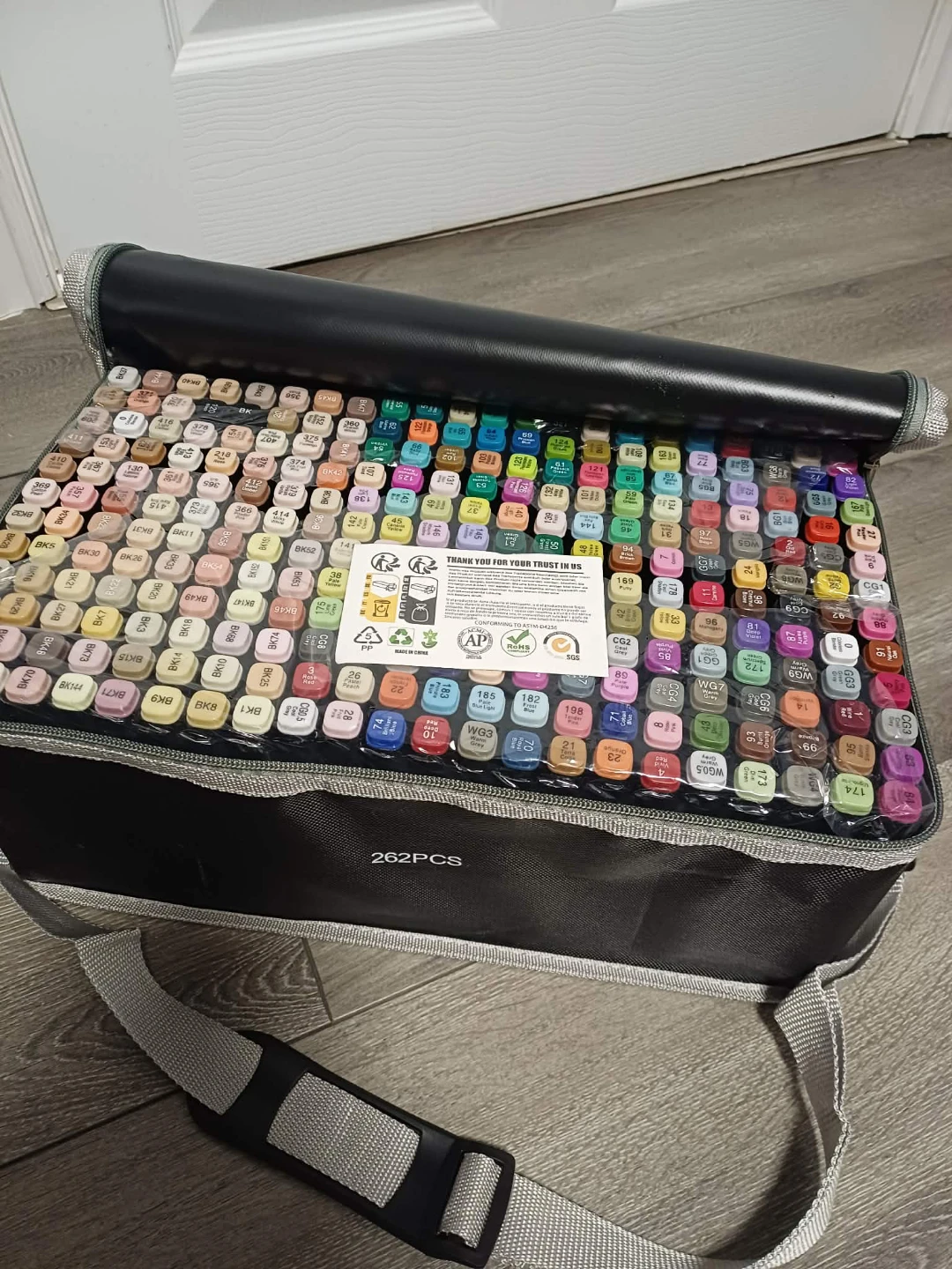 262 Piece Marker Set with Carrying Case