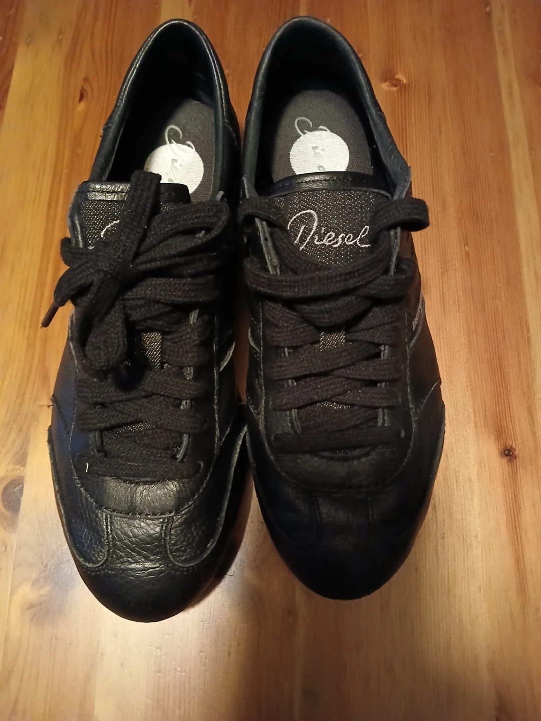 Diesel Black Leather Sneakers - photo 2