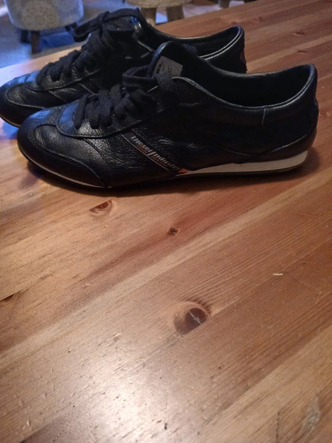 Diesel Black Leather Sneakers - photo 5